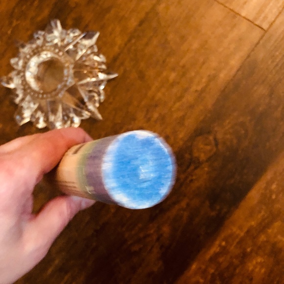 Meditation set starburst glass candle holder & Aloha Bay Abundance Energy pillar - Picture 8 of 10